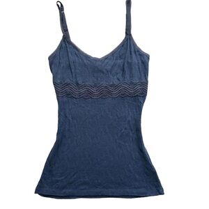 The Limited Navy Lace Detail Camisole